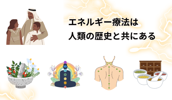 エネルギー療法は人類の歴史とともにある